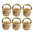 thumbnail image 4 of CATIEBYE Set of 6 Golden Cabinet Drawer Pull Handles with Brushed Finish, Hardware for Home Furniture Doors and Cabinets, 4 of 8