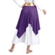 thumbnail image 3 of Falda elegante de adoración para mujer, disfraz de danza lírica de Ballet litúrgico, faldas de baile de alabanza con dobladillo asimétrico de cintura alta, 3 of 5