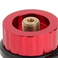 thumbnail image 3 of Adaptador De Tanque De Gas 2x Conector De Estufa Adaptador De Salida De Botella De Gas Para Acampar Rojo, 3 of 8