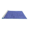 thumbnail image 2 of Ahgly Company Machine Washable Indoor Rectangle Oriental Blue Industrial Area Rugs, 2' x 5', 2 of 4
