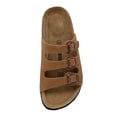 thumbnail image 5 of Cushionaire Lela Cork Footbed Sandal for Women - Triple Band Slide Sandal with Genuine Suede Insoles and +Comfort, 5 of 5