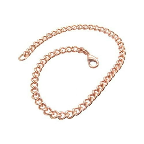 9 1/2 Inch Copper Anklet, 3/16 of an inch wide, CA734G - Made in the USA.