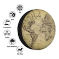 thumbnail image 4 of Kdxio Spare Tire Cover for RV Trailer, Waterproof Wheel Cover,Camper Spare Tire Cover Fit for Rv SUV Truck Travel Trailer 15 inch-Vintage World Map, 4 of 8
