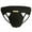 Black, variant on Mens Underwear Casual Hollow-carved Design Double Thong Panties Hip Lift Low Waist Underwear