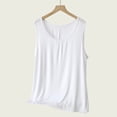 thumbnail image 4 of Horkkom Plus Size Tank Tops for Women Wide Strap Crew Neck Sleeveless Tops Loose Summer Flowy Tank Tops,XL-6XL, 4 of 8