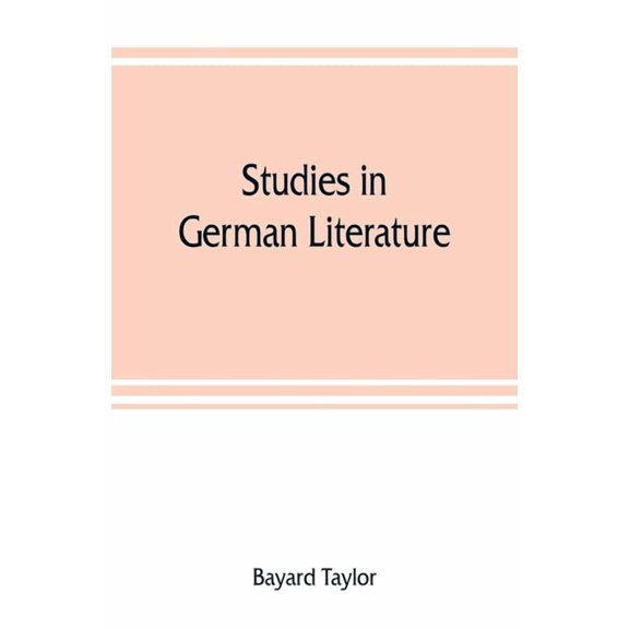 Studies in German literature, (Paperback)