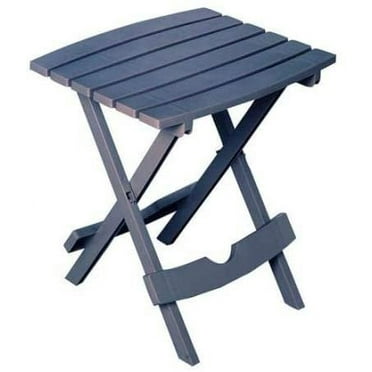 Adams Manufacturing 8510-94-3901 Quick-Fold Side Table, Bluestone