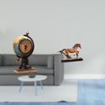thumbnail image 2 of Figura de caballo, reloj de mesa coleccionable, adorno artístico para estantería, oficina, chimenea, dormitorio, armario, librero., 2 of 8