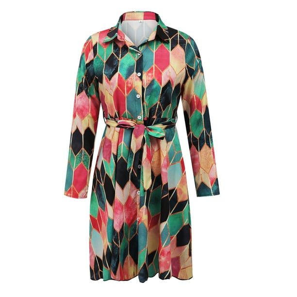 Women Boho Midi Dress Long Sleeve Floral Printing Loose One Piece Shirt Dress Walmart Com Women Boho Midi Dress Long Sleeve Floral Printing Loose One Piece Shirt Dress Walmart Com