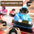 thumbnail image 3 of RC Ejecting Bumper Cars, Remote Control Car for Kids, RC Battle Cars of 2 Player, Red and Blue, Ages 6 and Up, 3 of 7