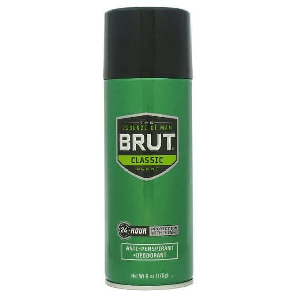 Classic Scent Antiperspirant and Deodorant Spray by Brut for Unisex - 6 oz Deodorant