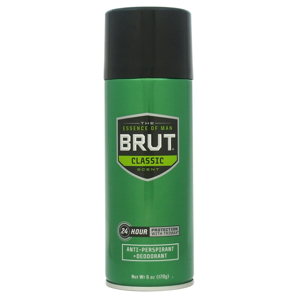 Antiperspirant & Deodorant Spray by Brut for Unisex 6 oz Deodorant