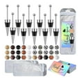 thumbnail image 1 of 10 Pcs Beadable Wine Stoppers for Wine Bottles Bulk, 30 Pcs 15mm Silicone Beads Bulk for DIY Wedding Bar Holiday Party, 1 of 5