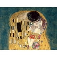 thumbnail image 3 of Gustav, Klimt 14x12 Black Modern Framed Museum Art Print Titled - The Kiss, detail (Blue variation), 3 of 5