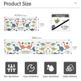thumbnail image 3 of Yayeee Faucet Mat for Kitchen Sink 14.7" Diatomite Long Splash Guard Pad, Dinosaur Pattern, 3 of 7
