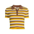 thumbnail image 5 of Madden NYC Junior's Short Sleeve Polo Collar Top, 5 of 5