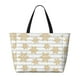 thumbnail image 2 of Easygdp Gold Snowflake Bolsa de Viaje de Playa de Gran Capacidad, Bolsa Tote Perfecta para la Playa, Escapadas de Fin de Semana y Viajes, 2 of 7