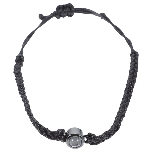 Pulsera tejida hombres mujeres muñeca decoración ajustable pareja pulsera regalo de San Valentín