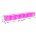 thumbnail image 2 of Toyvian Family Pill Organizer Daily Pill Organizer Pink 1 Set, 2 of 8