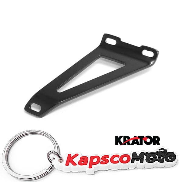 Krator Motorcycle Exhaust Hanger Brackets Black for Suzuki GSXR 600