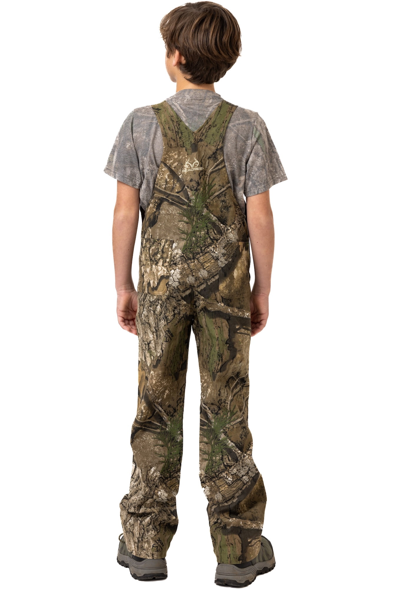 Realtree Youth Hunting Bib Overalls APX Camo