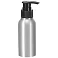 thumbnail image 1 of Botella de Bomba de Aluminio de 3.4oz/100ml con Tapa de Bomba, Contenedor Vacío Recargable para Viajes, 1 of 4