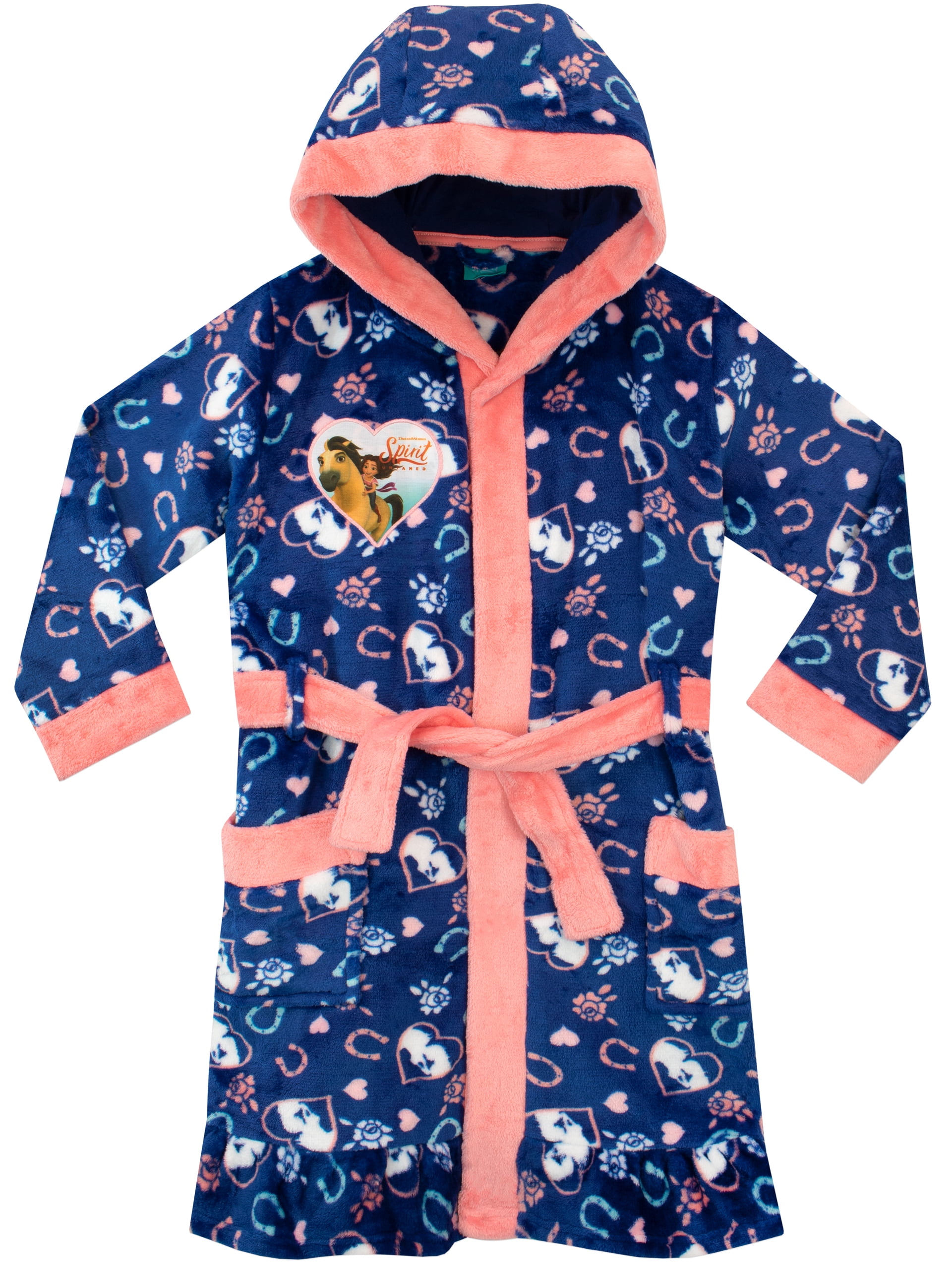 Spirit Girls Bathrobe Navy Sizes 2T6