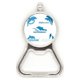 thumbnail image 1 of Blue Ocean Dolphin biología Acero inoxidable Metal cerveza tapa sacacorchos, 1 of 3