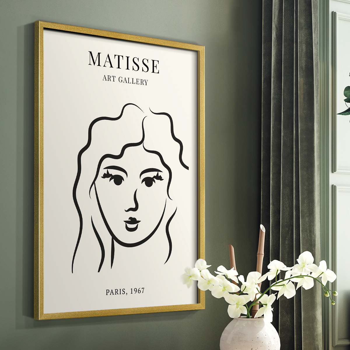 Matisse LXX Framed Print - Solid Wood