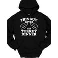 thumbnail image 5 of SPEEDRUN Men's Long Sleeve Printed Hooded T-Shirt - Casual Cotton Hoodie, 5 of 6
