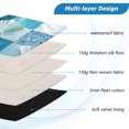 thumbnail image 4 of Quilted Laptop Sleeve for 13-16 Inch Laptops Protective Laptop Case Cover Lightweight Travel & Office Essentials Blue Marine Life Patterns, 4 of 8