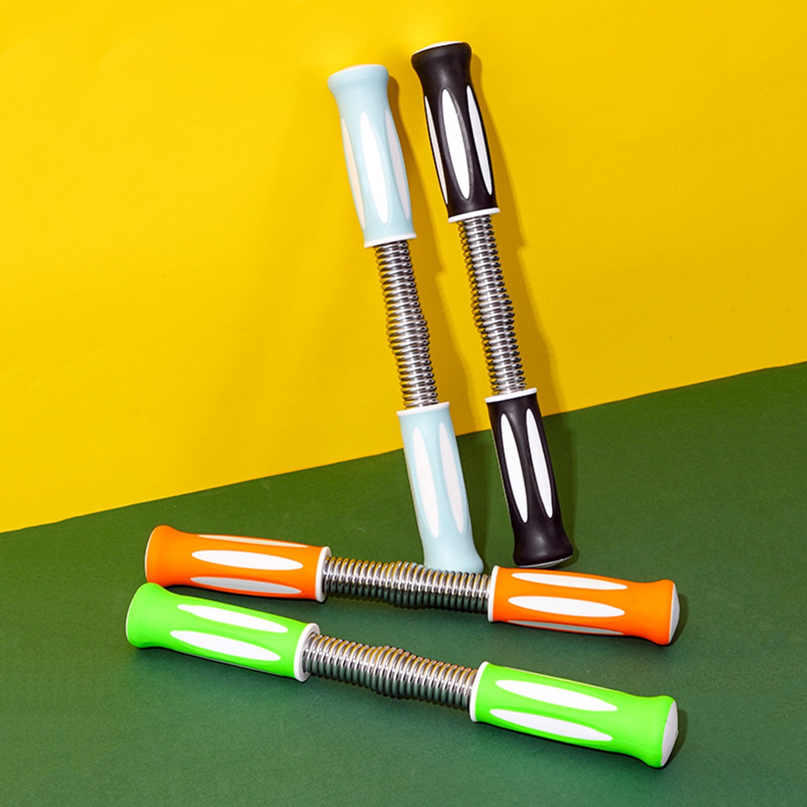 Power Spring Rod Forearm Strengthener Spring Arm Strength Trainer Upper Body Exercise Equipment Workout Accessory