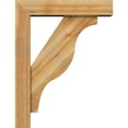thumbnail image 3 of Ekena Millwork 6"W x 26"D x 34"H Funston Block Rough Sawn Bracket w/ Offset Brace, Western Red Cedar, 3 of 25