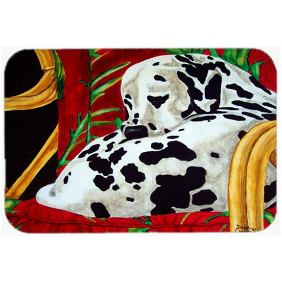 Sunday Nap Dalmatian Mouse Pad, Hot Pad or Trivet