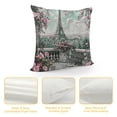 thumbnail image 4 of Eiffel Tower Throw Pillow Covers, Paris Eiffel Tower Pillow Cases Decorative , Gray Pink Cushion Cover Pillowcases for Bedroom/Living Room/Cushion Sofa/Balcony, 4 of 5