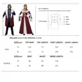 thumbnail image 4 of Disfraz de emperador rey reina medieval europeo, uniforme de mascarada para Halloween, 4 of 5