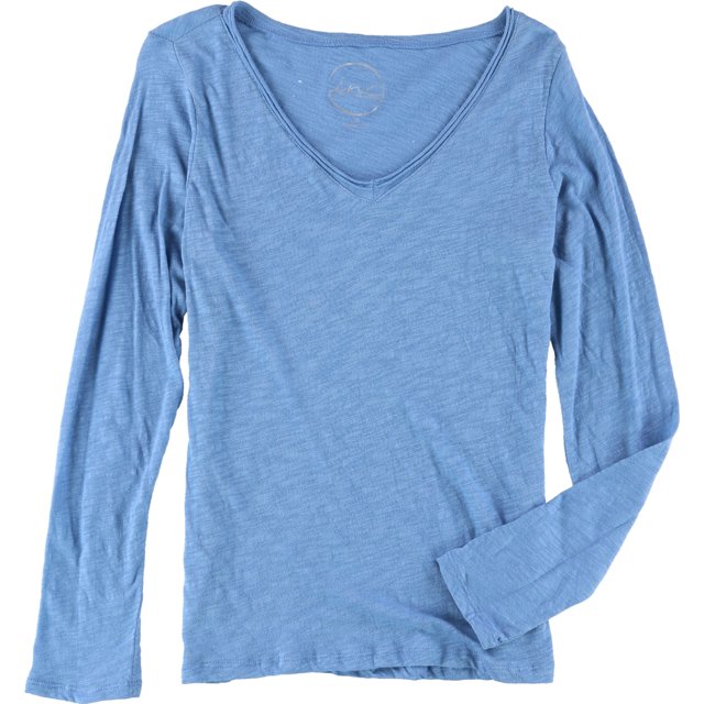 Blusa de algodón I-N-C azul PM Pull-over