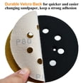 thumbnail image 4 of Discos de lijado Aiyard Random Orbit de 5 pulgadas y 80 granos, paquete de 100, 4 of 7
