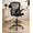 Black, variant on ATHOPE Office Chair Ergonomic Desk Chairs, Mesh Computer Chair with Flip-up Armrests, Adjustable Home Office Desk Chair with Lumbar Support Footrest Ring for Standing Desk, Black