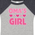 thumbnail image 4 of Inktastic Oma's Girl Heart Girls Baby Bodysuit, 4 of 5