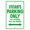 Green, variant on Vivian's Parking Only All Others Will Be Towed Name Gift Novelty Metal Aluminum 8"x12" Sign