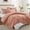 Peach, variant on Ameha 3-Piece Quilt Bedspread Set Lightweight Embossed Floral Microfiber Coverlet Adult Queen Size Peach