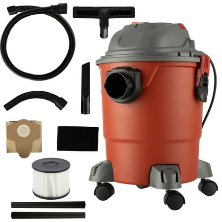 Stalwart 5.5 Gallon 5.5 Peak HP Shop Vacuum Wet and Dry Shop Vac