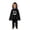 Black-a, variant on Kids Boy Girl Ghost Costume 2 Piece Soft Halloween Hooded Cloak Black Pants Kids Halloween Costumes