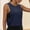 Dark Blue, variant on Abomasnow Cotton Cropped Workout Tank Tops for Women Sleeveless Sports Athletic Yoga Running Gym Crop Tops