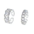 thumbnail image 4 of FOLOYORI 2Pcs Trendy Copper Rhinestone Ring Set for Women Party Decorations, 4 of 8