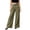 Army Green, variant on Women's High Waist Wide Leg Dress Pants, Business Casual Work Slacks, Elegant Linen Pants Women Grey XL