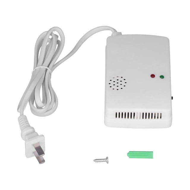 Detector de fugas de gas natural con autocomprobación, alarma de gas licuado de petróleo para cocina doméstica.
