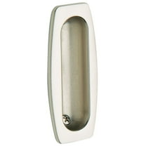 Baldwin Estate 0458.150 Solid Brass Flush Pull in Satin Nickel