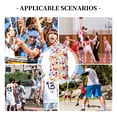 thumbnail image 6 of Naloa Cute Butterfly Flowers Basketball Jersey Reversible Men's Mesh Athletic Sports Shirts Training Practice S-4XLMedium, 6 of 6